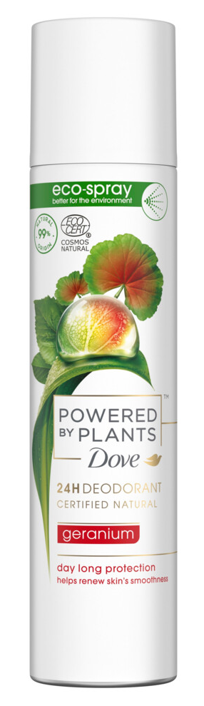 Dove Powered By Plants Geranium Deodorant Spray