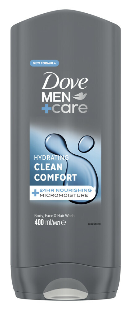 Dove Men+Care Body Face & Hair Wash afbeelding