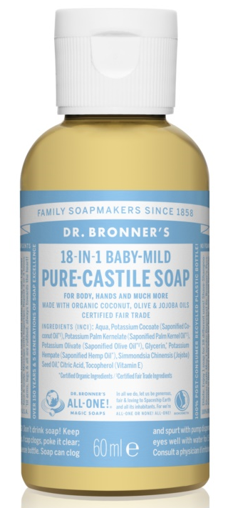 Dr Bronner Pure Castile Zeep Baby Mild afbeelding