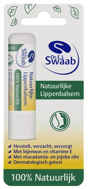 Dr Swaab Natuurlijke Lippenbalsem Blisterverpakking