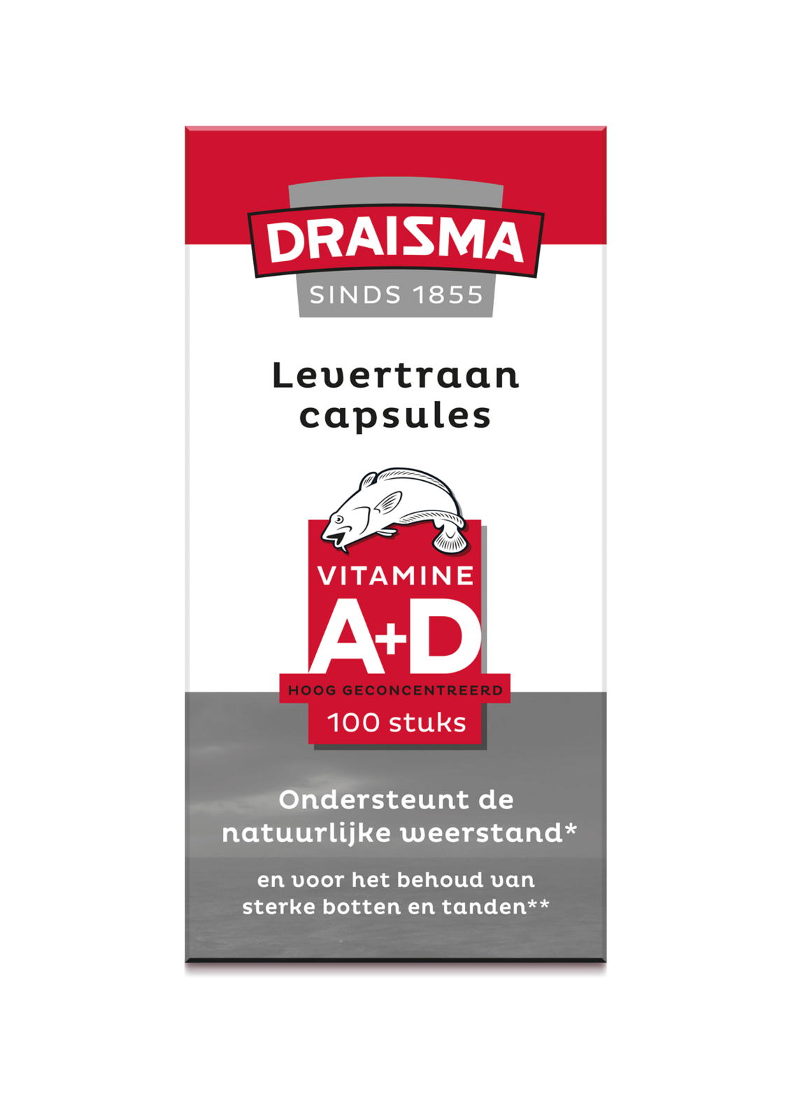 Afbeelding van Draisma Vitamine A + D Levertraancapsules