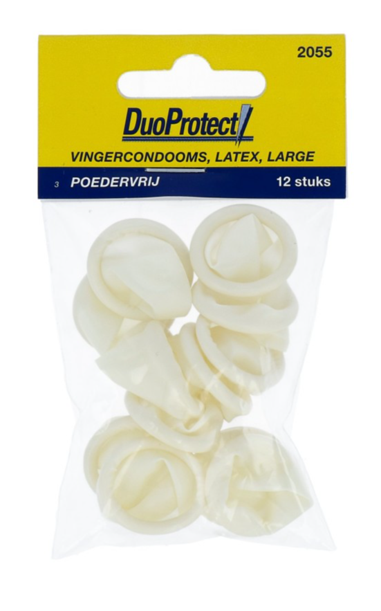 Image of DuoProtect Vingercondooms Large 12st 
