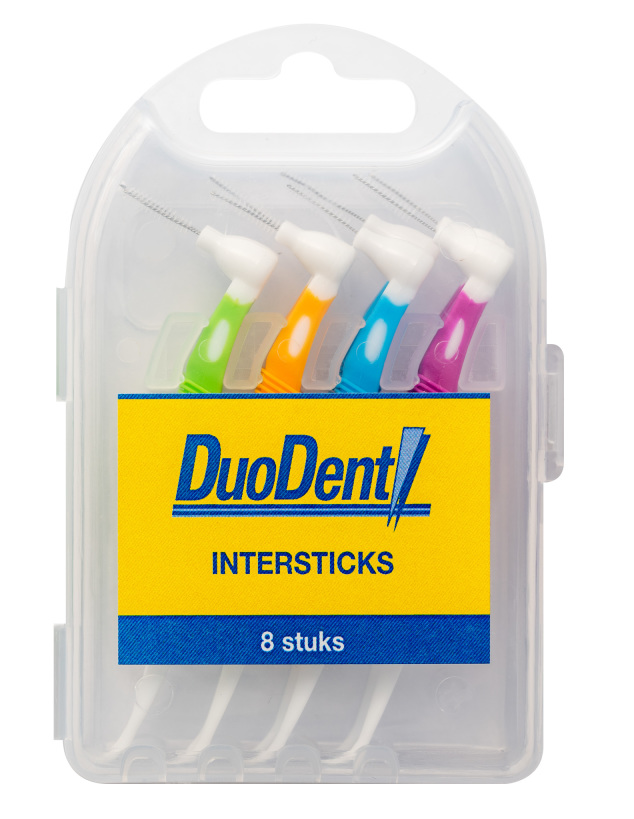 DuoDent Interstick 8 stuks in een handige reisblister 0.7 mm