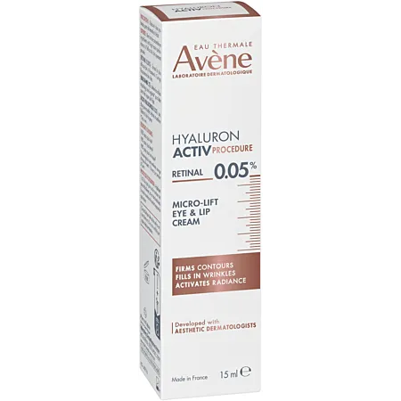 Eau Thermale Avène Hyaluron Activ Prodecure Retinal 0.05% Micro-Lift Eye & Lip Cream afbeelding