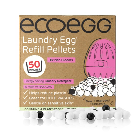 Eco Egg Laundry Egg Refill Pellets British Blooms - Voor alle kleuren was