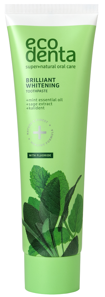Ecodenta Tandpasta Brilliant Whitening afbeelding