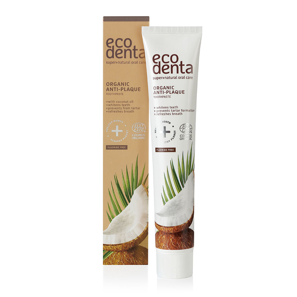 Ecodenta Anti Plak Tandpasta Coconut afbeelding