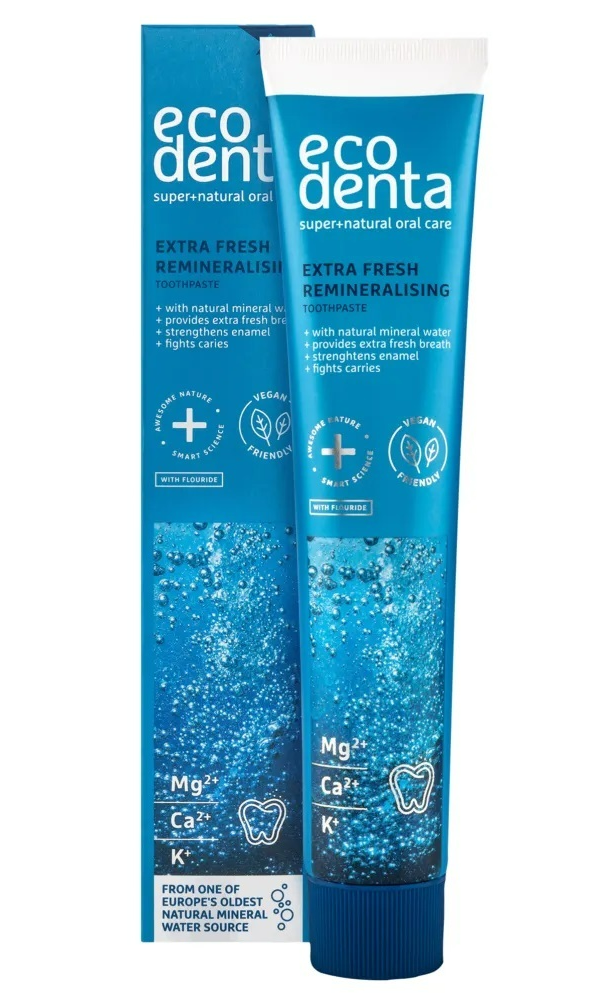 Ecodenta Extra Fresh Remineralising Tandpasta afbeelding