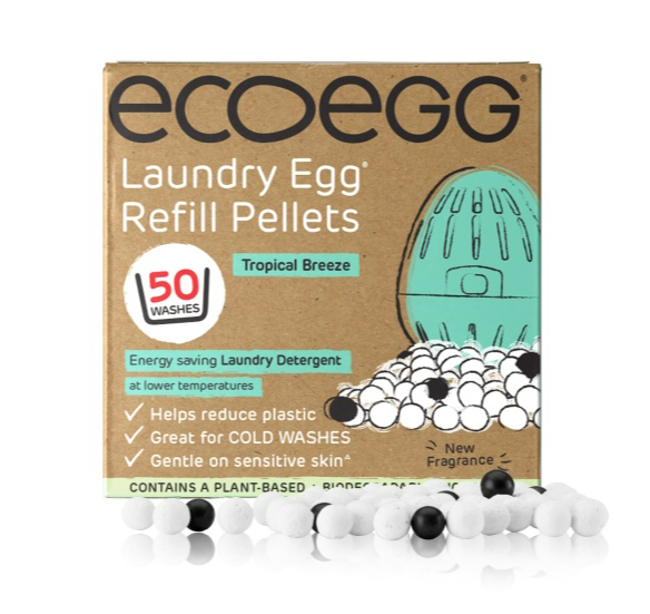 Eco Egg Laundry Egg Refill Pellets Tropical Breeze - Voor alle kleuren was