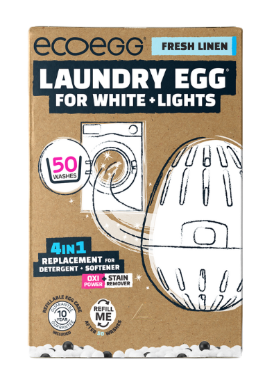 EcoEgg - Laundry Egg - Whites and Lights - Fresh Linen Fresh Linen - 1
