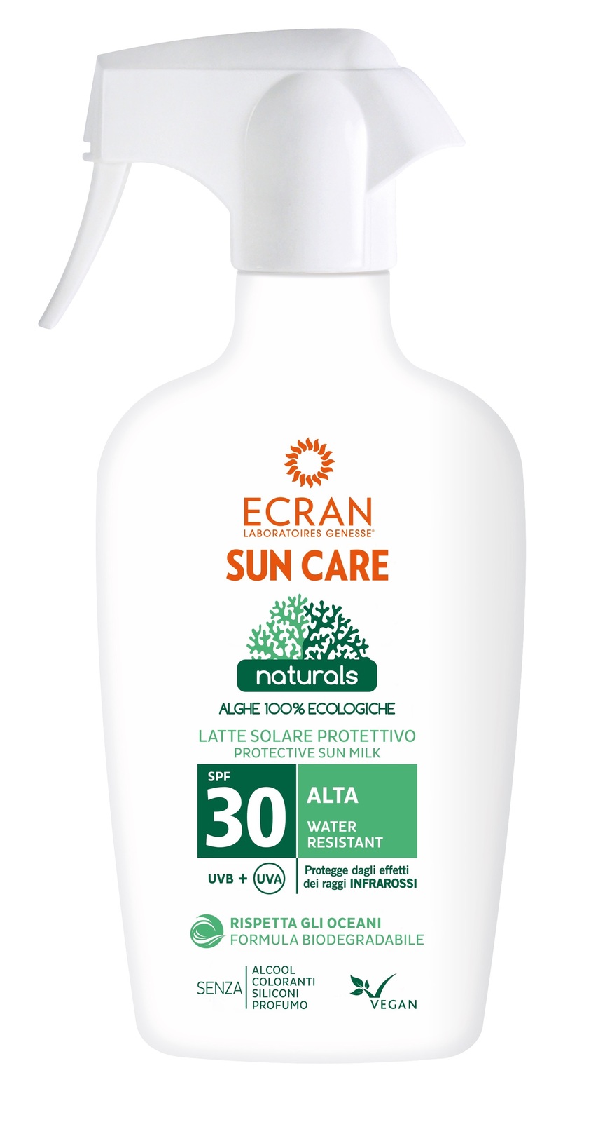 Image of Ecran Naturals Vegan Protective Sun Milk SPF30 