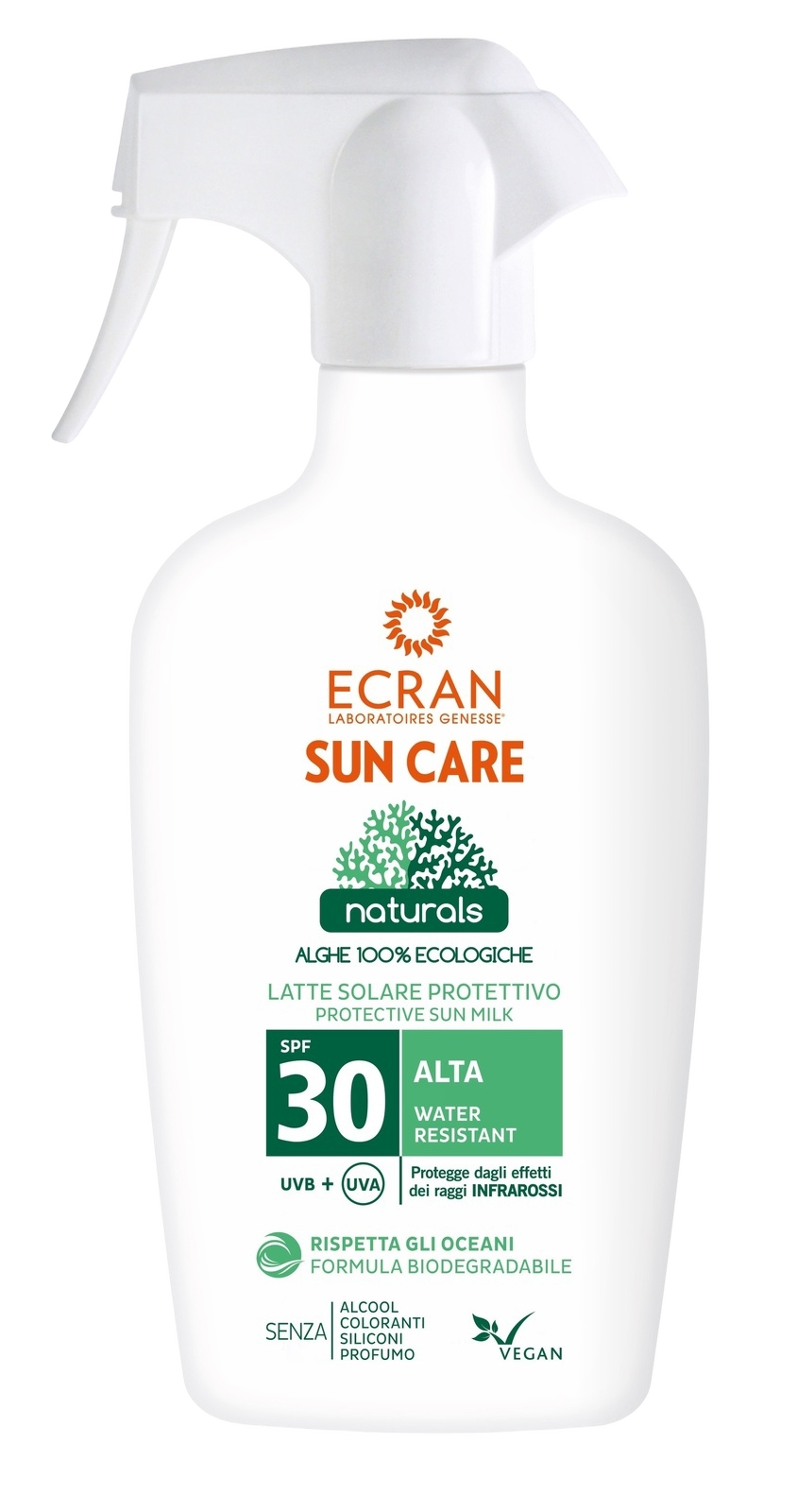 Ecran Naturals Vegan Protective Sun Milk SPF30