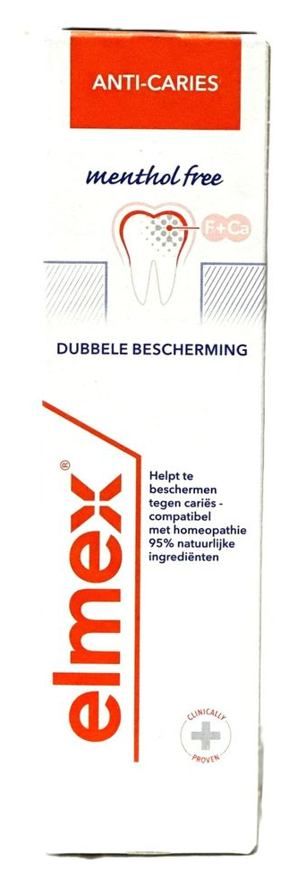 Elmex Anti Caries Menthol Free Tandpasta afbeelding