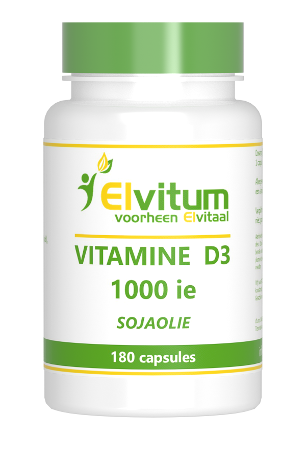 Elvitum D3 1000ie Sojaolie Capsules