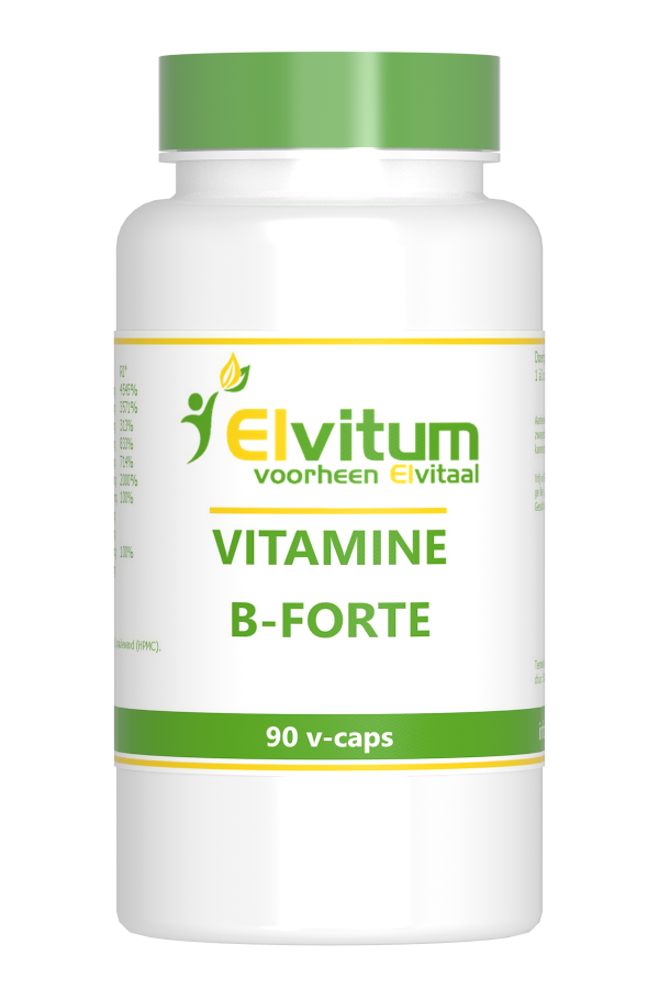 Elvitum Vitamine B-Forte Gistvrij Vegicaps afbeelding