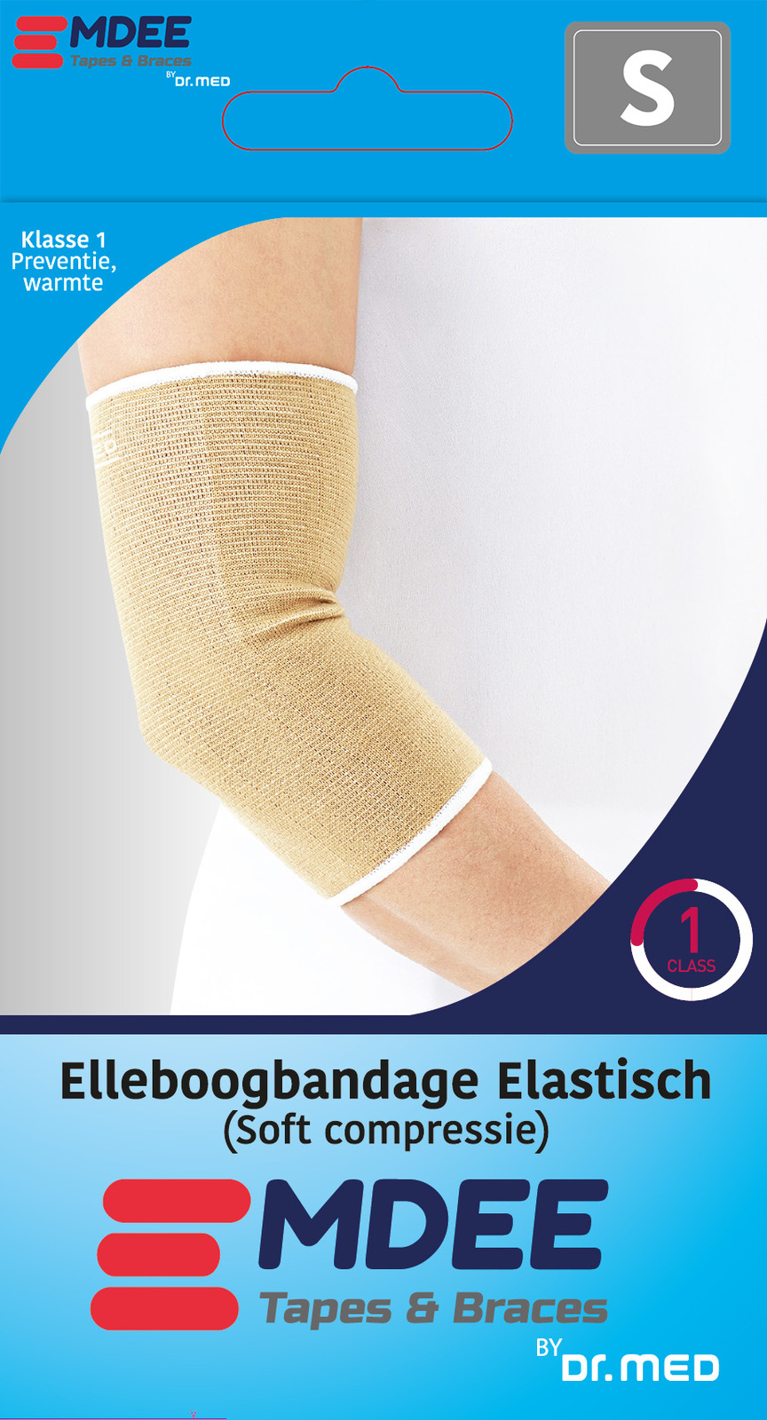 Emdee Elleboogbandage Elastisch Maat S
