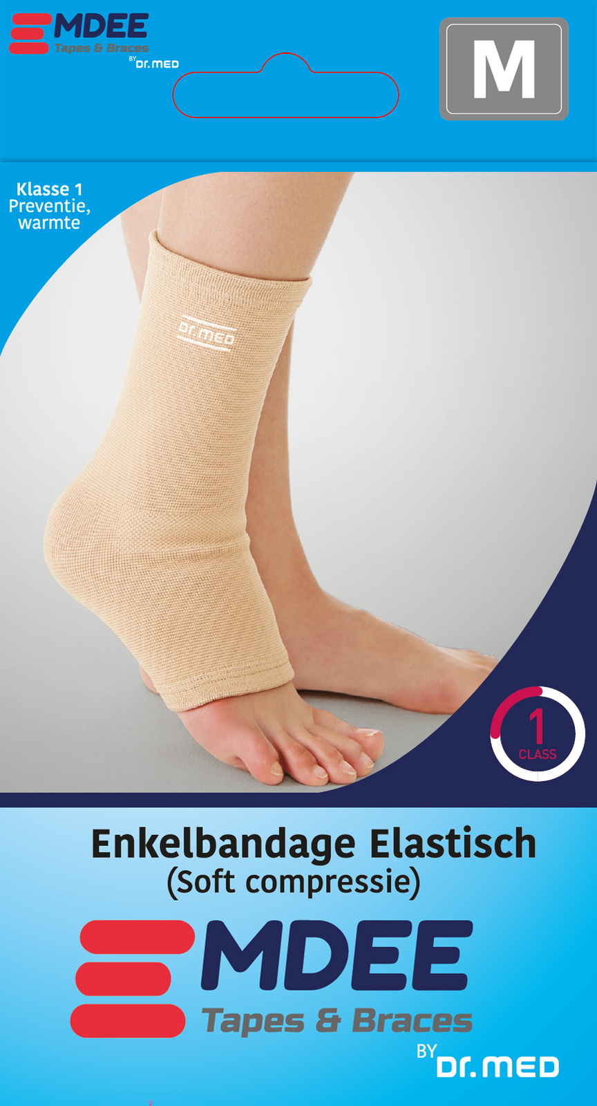 Emdee Enkelbandage Elastisch Maat M