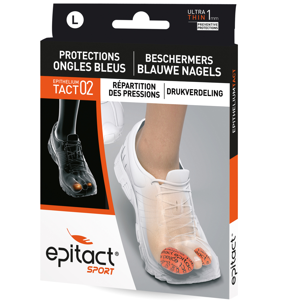 Epitact sport - Digitop - beschermers tegen blauwe nagels - maat L