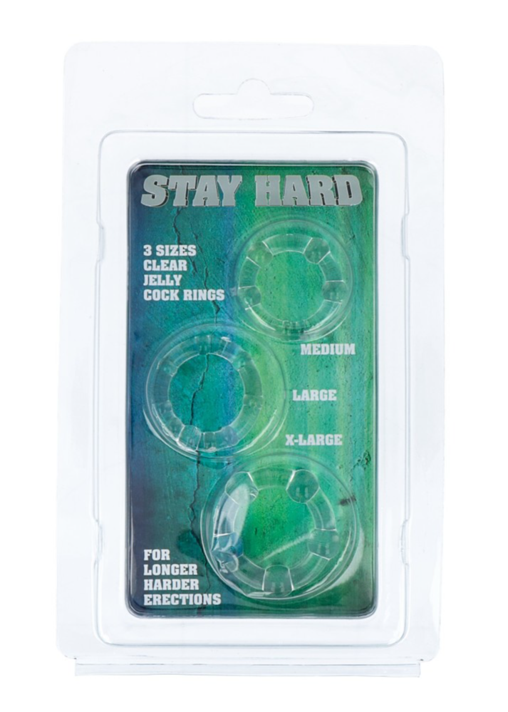 Eros Get Hard Three Rings Clear afbeelding