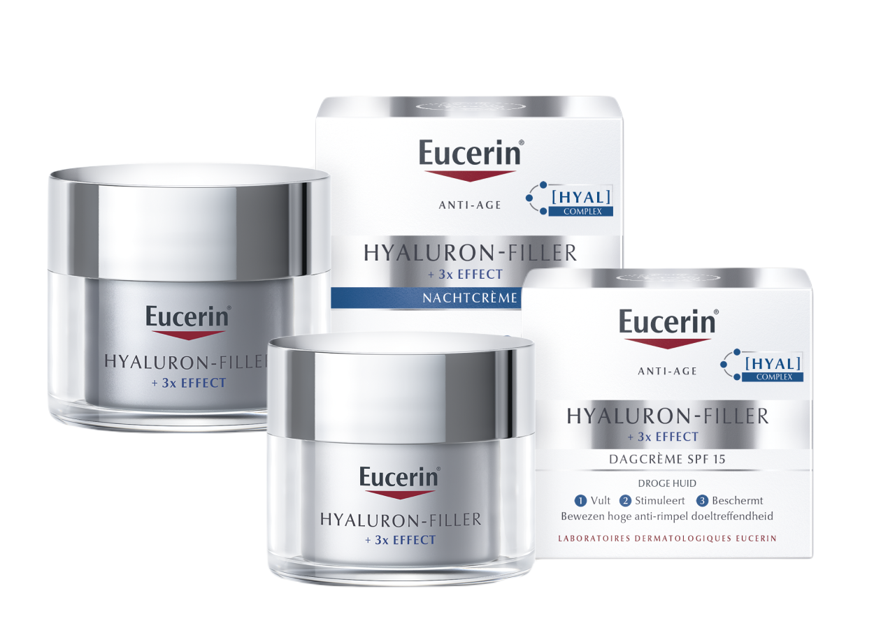 Image of Eucerin Hyaluron-Filler Huidverzorgingsset - Dagcrème SPF30 en Nachtcrème -