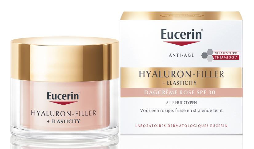 Image of Eucerin Hyaluron-Filler + Elasticity Dagcrème Rose SPF 30 