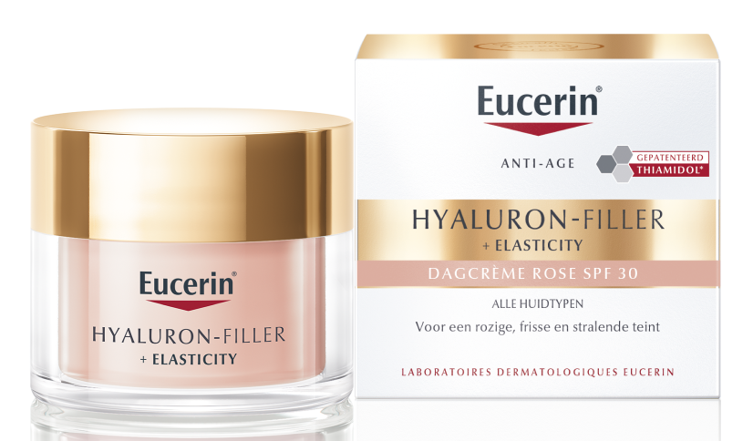 Image of Eucerin Hyaluron-Filler + Elasticity Dagcrème Rose SPF 30