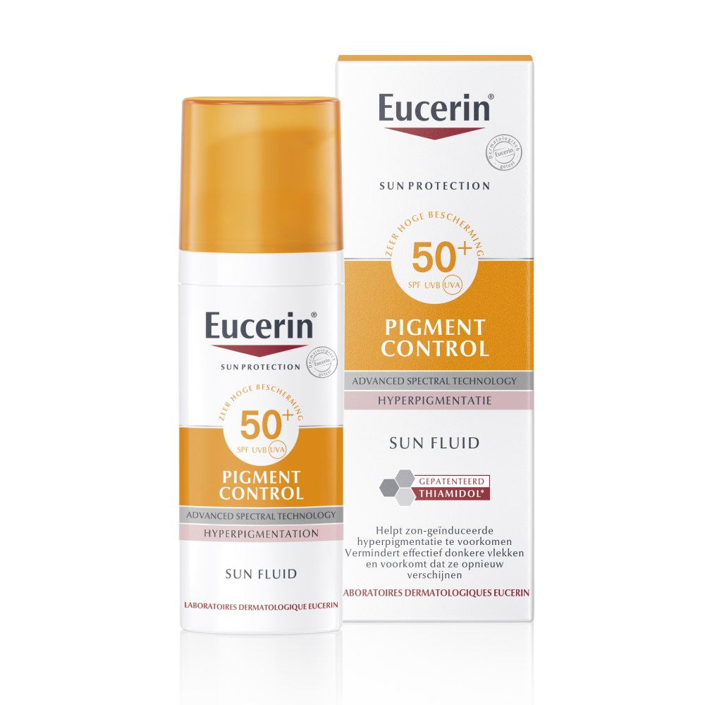 Image of Eucerin Sun Fluid Pigment Control SPF50+ 