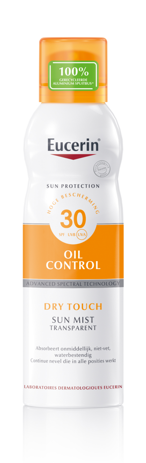 Image of Eucerin Sun Oil Control Mist Transparent Dry Touch SPF 30 
