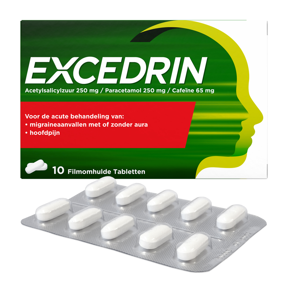 Image of Excedrin Filmomhulde Tabletten, bij migraine en hoofdpijn