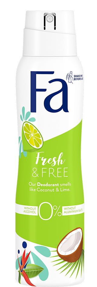 Fa Fresh & Free Coconut & Lime Deospray