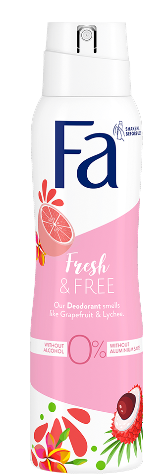 Fa Fresh & Free Grapefruit & Lychee Deospray