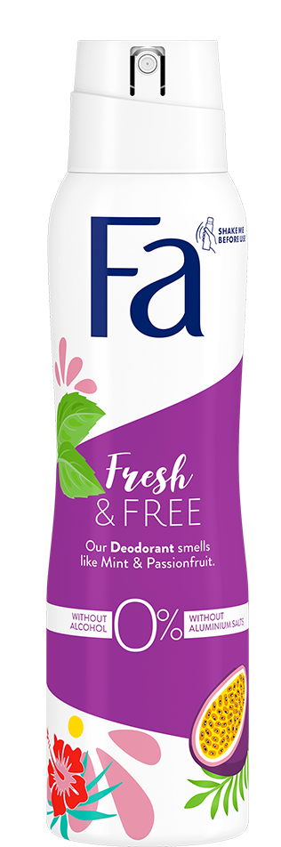 Fa Fresh & Free Mint & Passionfruit Deospray