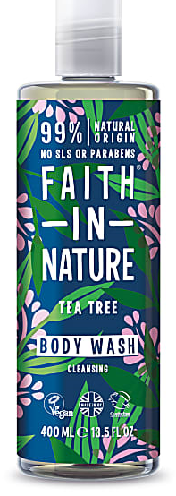 Faith In Nature Body Wash Tea Tree (400ml)