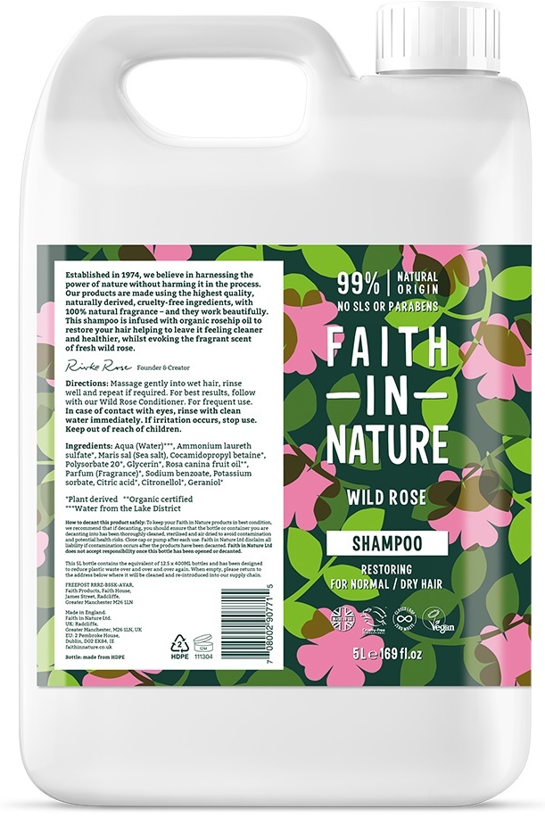 Faith In Nature Wildrose Shampoo