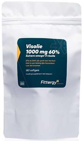 Afbeelding van Fittergy Visolie 1000mg 60% Capsules