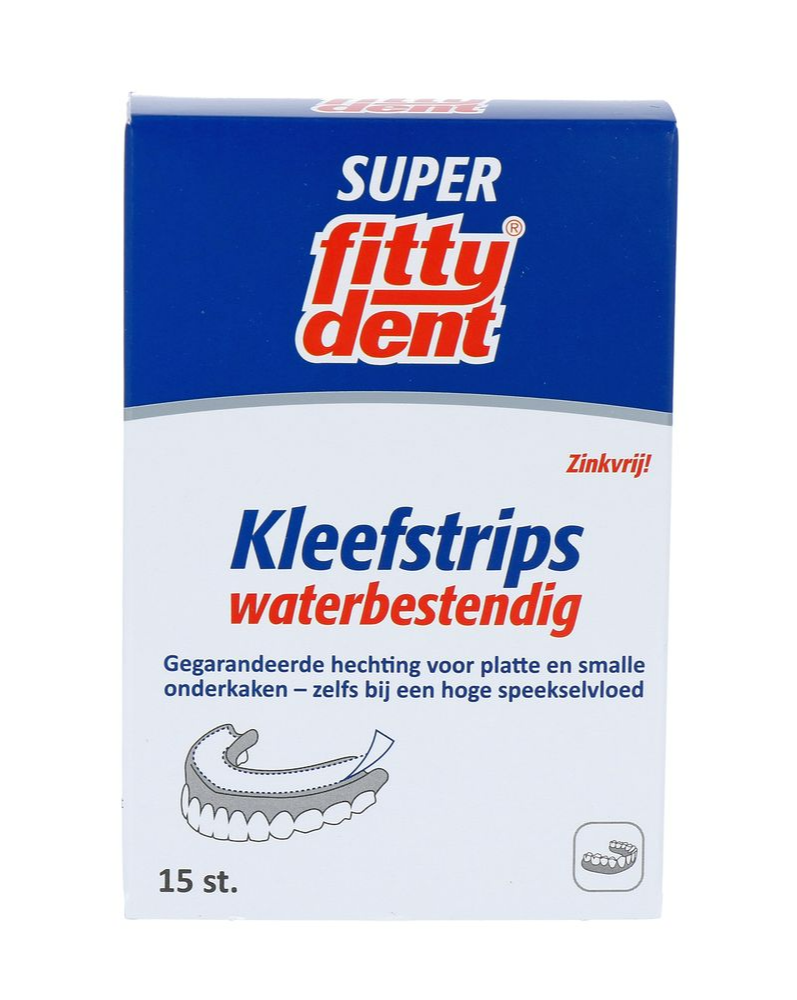 Fittydent Super Kleefstrips Waterbestendig