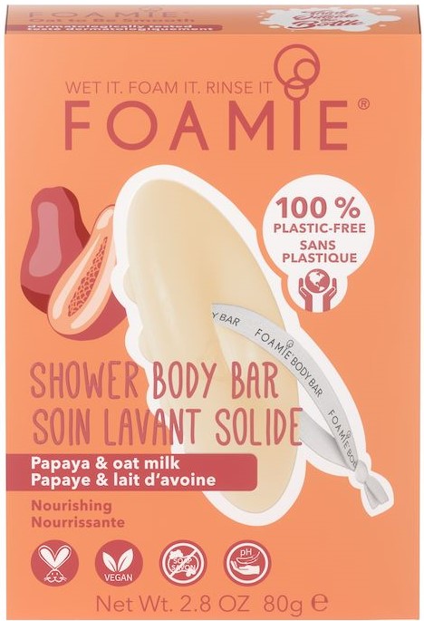 Foamie Bodybar 2in1 Papaya & Havermelk afbeelding