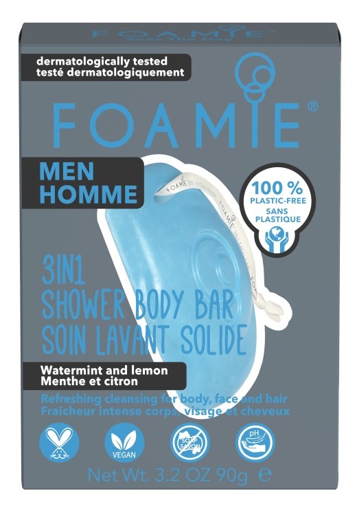 Foamie Shampoo & Shower Bar Men