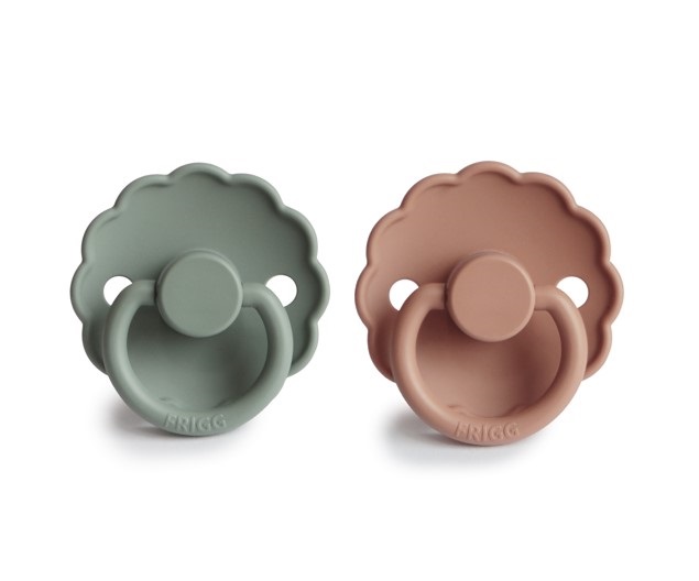 Frigg Fopspeen 0-6 Maanden Daisy Dusty Rose/Lily Pad