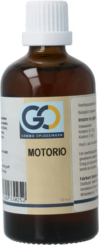 GO Gemmo Oplossingen Motorio Bio Tinctuur