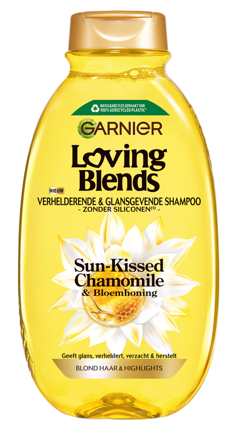 Garnier Loving Blends Sun-Kissed Camomile & Bloemhoning Shampoo afbeelding