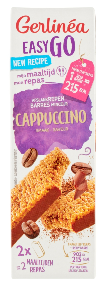 Gerlinea Easy Go Afslank Maaltijdrepen Cappuccino 2x58g