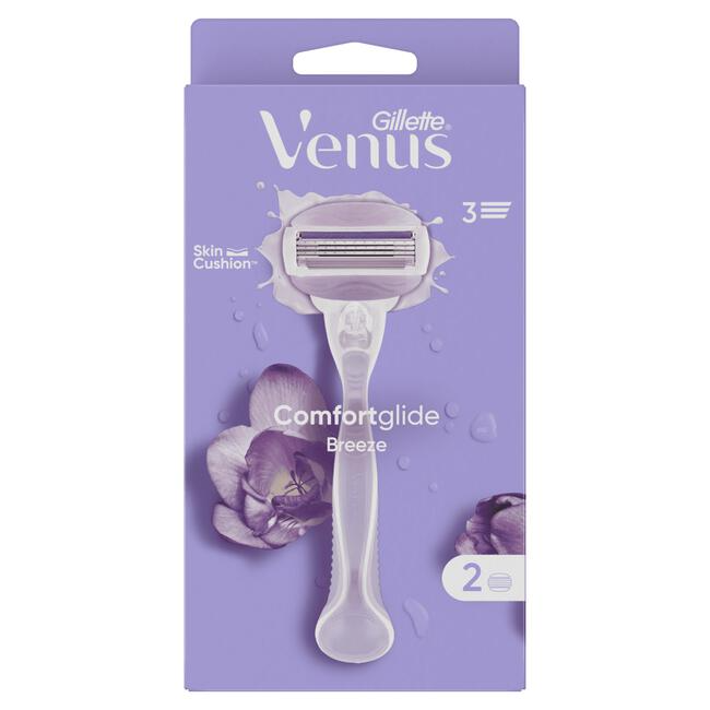 Gillette Venus Comfortglide Breeze - 1 Handvat - 2 Scheermesjes