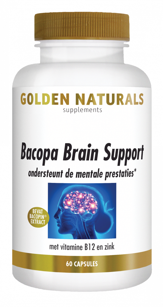 Golden Naturals Bacopa Brain Support (60 veganistische capsules)