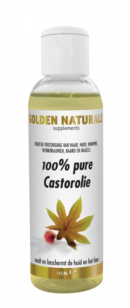 Golden Naturals 100% pure Castorolie (150 milliliter)