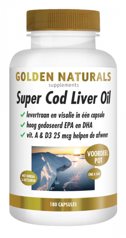 Golden Naturals Super Cod Liver Oil Capsules
