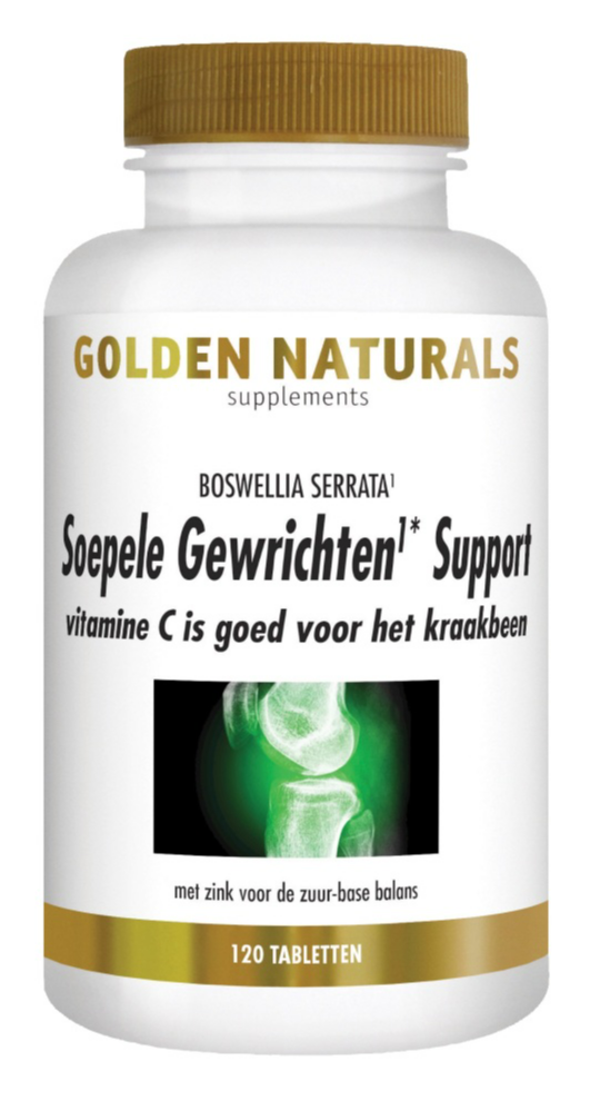 Image of Golden Naturals Soepele Gewrichten & Kraakbeen Support Tabletten