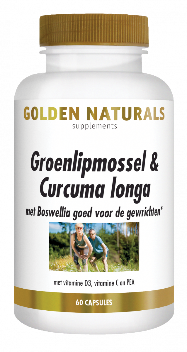 Golden Naturals Groenlipmossel & Curcuma Longa Capsules