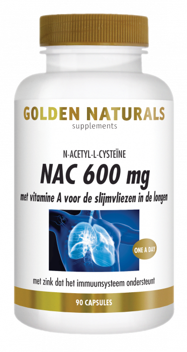 Golden Naturals NAC 600mg Capsules