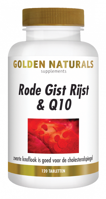 Golden Naturals Rode Gist & Q10 Tabletten